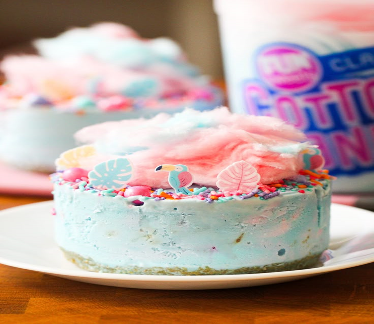 Delicious ice cream cake